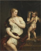 Peter Paul Rubens,  Venus y Cupido, hacia 1606 – 1611, &oacute;leo sobre lienzo. 137 x 111 cm., Museo Nacional Thyssen-Bornemisza, Madrid