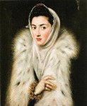 Sofonisba Anguissola, "La dama de armi&ntilde;o", 1580 