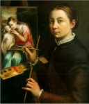 Sofonisba Anguissola, "Autorretrato", 1556, Museo Lancut, Polonia