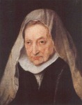 Sofonisba Anguissola, "Autorretrato de anciana", 1620