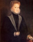 Sofonisba Anguissola, "Retrato de Ana de Austria", 1573