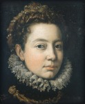 Sofonisba Anguissola, "Autorretrato", Autorretrato 1586, Mussé Condé - Chantilly