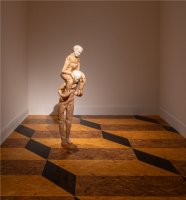 Salas de la exposición “Juan Muñoz. Historias de Arte” Foto ©Museo Nacional del Prado/Luis Asín