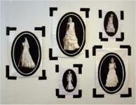 Marcelino Barsi "Novias". Tinta china sobre papel y cinta