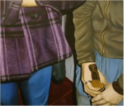 Mar&iacute;a Jos&eacute; Portal "Saving the plans that we make till it&acute;s night time" &Oacute;leo/madera mdf  