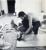 Allan Kaprow preparando ‘18 Happenings in 6 Parts’