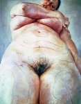 5.	Jenny Saville. ‘Plan’ 1993