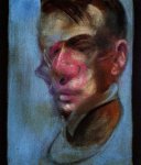 Francis Bacon. "Three Studies for Self-Portrait" (panel central), 1980