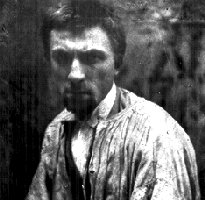 Hippolyte Charles Aubry,  Auguste Rodin in Sculptor's Smock, 1862, fotograf&iacute;a impresa en gelatina de plata, &copy; Cabinet des Photographies Anciennes