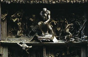 RODIN, Auguste, 'Las puertas del infierno' [Detalle]