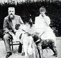 Rouse Beuret y Rodin en Meudon, 1893