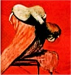 BACON, Francis, 'Tres estudios para figuras en la base de una crucifixi&oacute;n', 1944