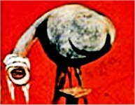 BACON, Francis, 'Tres estudios para figuras en la base de una crucifixi&oacute;n', 1944