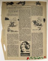 Pablo Ruiz Picasso, ilustraciones sobre el diario ABC, &copy; Sucesi&oacute;n Pablo Picasso, VEGAP, Madrid, 2019