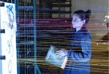 Sary Haddad "FABER 68-09" Intervenci&ograve;n en f&aacute;brica textil abandonada  