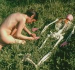 Ana Mendieta, On Giving Life, (Iowa), 1975 Lifetime Colour Photograph From 35mm Colour Slide 20.3 X 25.3 Cms / 8 X 10 Ins &copy; The Estate of Ana Mendieta Collection, courtesy Galerie Lelong and Alison Jacques Gallery