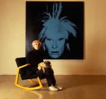 Andy Warhol, 1986. Fotograf&iacute;a William Coupon