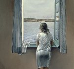 Muchacha en la ventana, 1925 [Detalle]