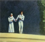 1955 'South Carolina morning' (Ma&ntilde;ana en Carolina del sur, &oacute;leo sobre lienzo, 77'6 x 102'2 cm., Whitney Museum de Nueva York [Detalle]