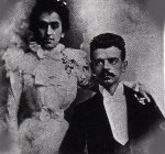 Retrato de bodas del matrimonio Kahlo-Calder&oacute;n, 1898