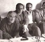 Parte del grupo GAUR, entre ellos el arquitecto Puig 