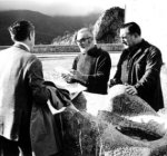 Pelay Orozko, Oteiza y Eizmendi en Arantzazu (&iquest;1968?)