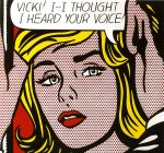 1964 ‘Vicky’, esmalte sobre acero, 106 x 106 cm., Aquisgr&aacute;n, Neue Glerie-Colecci&oacute;n Ludwig