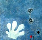 1925 Pintura (El guante blanco),  &Oacute;leo sobre lienzo, 113 x 89,5 cm. [Detalle]