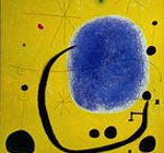 1967 El oro del azur,  Acr&iacute;lico sobre tela, 205 x 173,5 cm.  [Detalle]