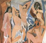 Las Se&ntilde;oritas de Avi&ntilde;on, Par&iacute;s, 1907 [Detalle]