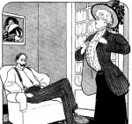 '("&iexcl;Cu-Cut!", 12 de desembre de 1907, tinta sobre papel [Detalle]