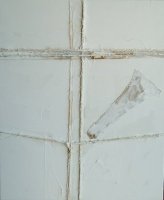 MONTIJANO, Marc, Crucifixi&oacute;n 11 (serie Crucifixi&oacute;n),  T&eacute;cnica mixta y collage sobre lienzo, 61 x 50 cm., 2008