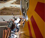 OBEY, 'Peace Elephant', pared de la biblioteca de West Hollywood en Los &Aacute;ngeles