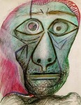 PICASSO, Pablo, Autorretrato, 1972