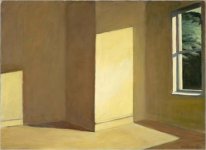 HOPPER, Edward,  Sol en una habitaci&oacute;n vac&iacute;a, 1963