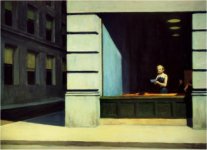 HOPPER, Edward,  Oficina de Nueva York, 1963