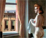 HOPPER, Edward,  Viento en la tarde, 1921 [Detalle]