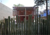 Fachada de la Casa O'Gorman, tras la rehabilitaci&oacute;n