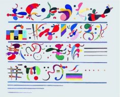KANDINSKY, Wassily, Succession, 1935, &oacute;leo sobre lienzo, The Phillips Collection. Washington. USA