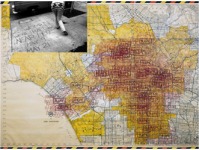 Suzanne Lacy "Three weeks in May" 1977 (Violaciones en L.A) en MOCA "Under the Big Black Sun" 