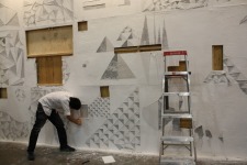 Pablo Rasgado, Paint study, obra realizad expresamente para la feria.