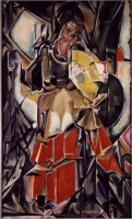 Mujer con abanico, 1916, &oacute;leo sobre lienzo, 161 x 97 cm. Museo Nacional Centro de Arte Reina Sof&iacute;a, Madrid