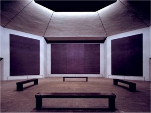 Vista de la capilla Rothko en Houston