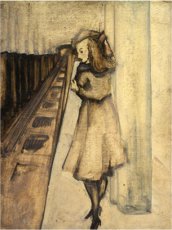 Mark Rothko: ’Sin t&iacute;tulo (mujer en el metro)’. (1938). 30 x 22 cm.
