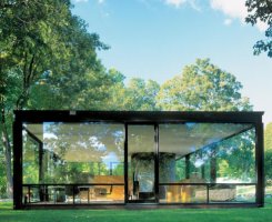 Glass House, o casa de vidrio, de Phillip Johnson