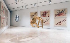 Vista de la sala "Movimiento eterno" de la exposici&oacute;n Louise Bourgueois. He estado en el infierno y he vuelto del MPM.