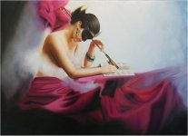 Antonio Dur&aacute;n "Adagio" 100x140 cm <vac&iacute;o>