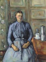 Paul C&eacute;zanne, “Mujer con una cafetera” (Cafeti&egrave;re) , c. 1895, &oacute;leo sobre lienzo, Museo de Orsay, Par&iacute;s, Obsequio del Sr. y la Sra. Jean-Victor Pellerin, 1956, Fotograf&iacute;a &copy; RMN-Grand Palais (Museo de Orsay) / Herv&eacute; Lewandowski
