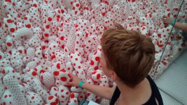 Sala de espejos del infinito-Campo de falos (o entretenimiento).Fotograf&iacute;a: Davixo Berimb&aacute;