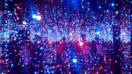 Sala espejos del infinito- Llena del brillo de la vida. Fotograf&iacute;a: Davixo Berimb&aacute;